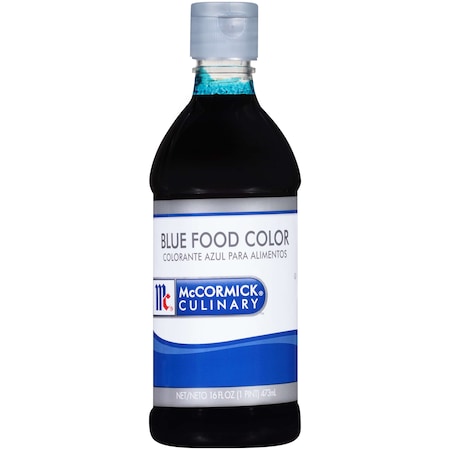 Mccormick McCormick Blue Food Color 1 Pint Bottle, PK6 930641